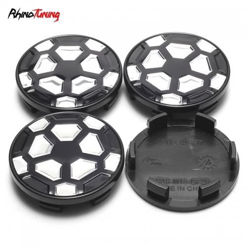 4pcs Football 54mm 2 1/8in Wheel Center Caps #40342-AU511 Applicable To Some Japanese And Infiniti Models
